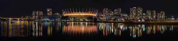 istock Vancouver BC City Skyline Night Scene Panorama 185615633