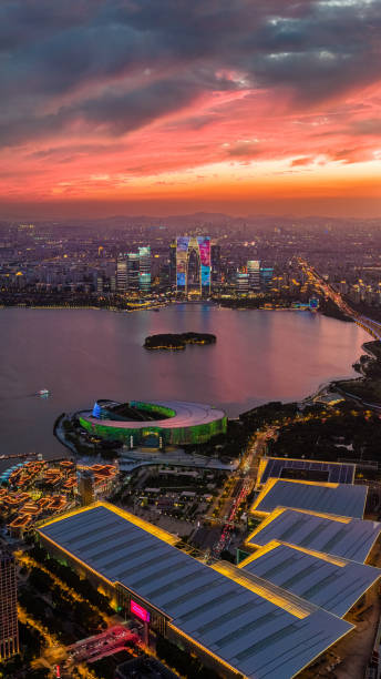 istock Suzhou Jinji Lake and Urban Architecture 1856185805