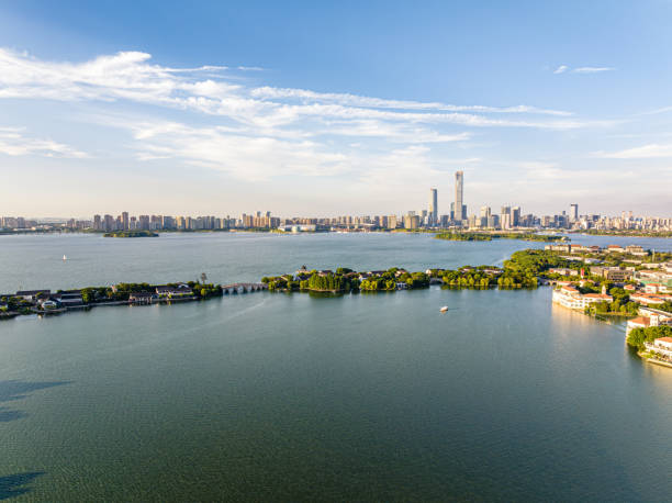 istock Suzhou Jinji Lake and Landmark Architecture 1856203076