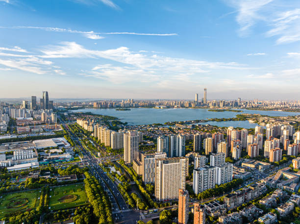 istock Suzhou Jinji Lake and Landmark Architecture 1856209284