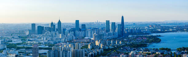 istock Suzhou Jinji Lake and Landmark Architecture 1856209285