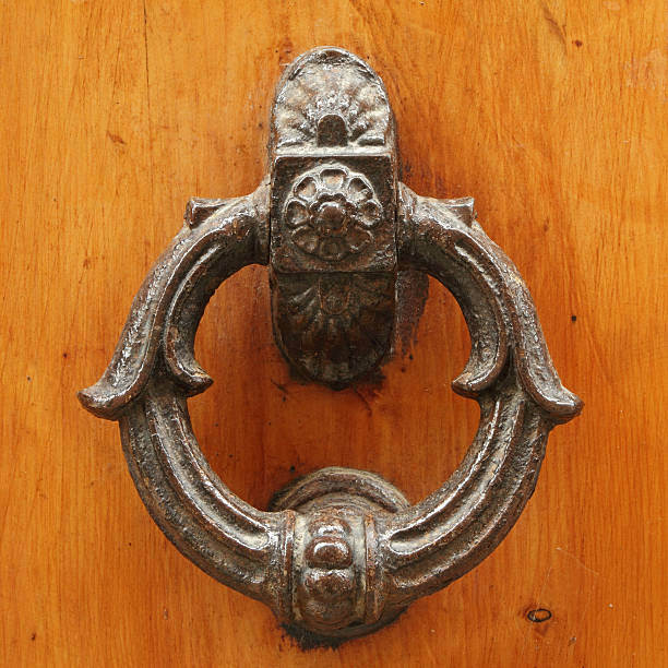 istock beautiful antique door knocker 185623544