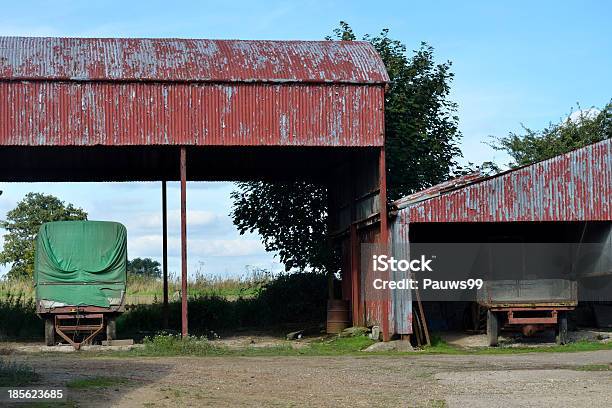 Old Rusty Barns Stock Photo - Download Image Now - Abandoned, Agricultural Field, Agriculture