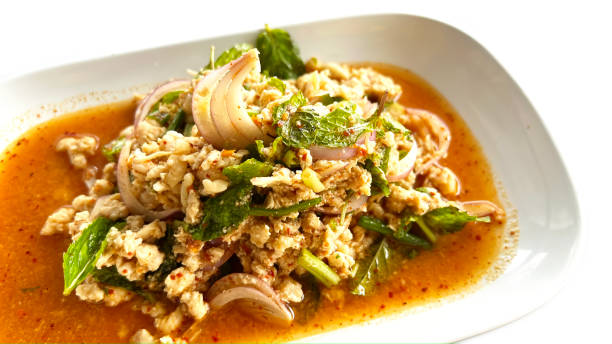 Spicy Minced Chicken Salad.
