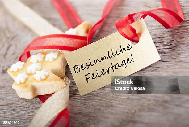 Tag Com Besinnliche Feiertage - Fotografias de stock e mais imagens de Alemanha - Alemanha, Assado no Forno, Biscoito Salgado