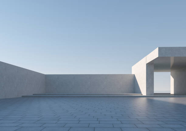 istock Clean ground squares and building facades 1856262504