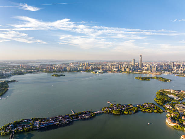 istock Suzhou Jinji Lake and Landmark Architecture 1856264029