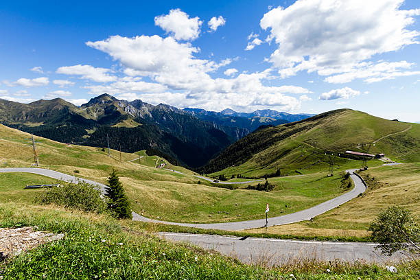 San Marco Pass, Alps, Italy stock photo