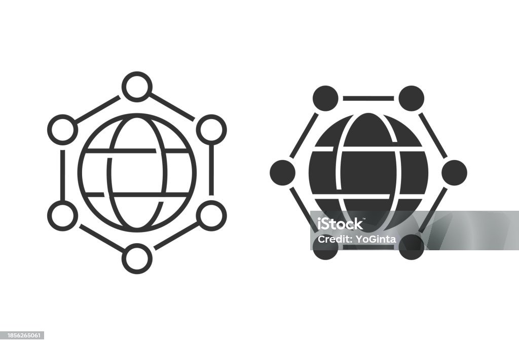 Developer Network Icon Development Network Management Illustration Vector Stock Illustration ...