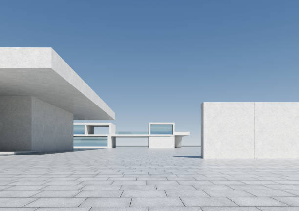 istock Clean ground squares and building facades 1856269193