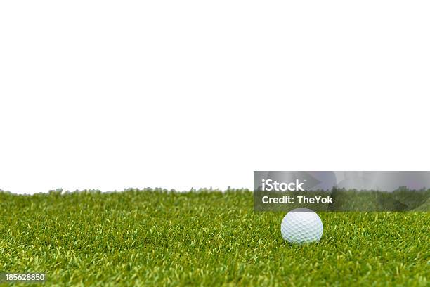 Photo libre de droit de Balle De Golf Sur Le Parcours De Golf banque d'images et plus d'images libres de droit de Balle de golf - Balle de golf, Transparent, Herbe