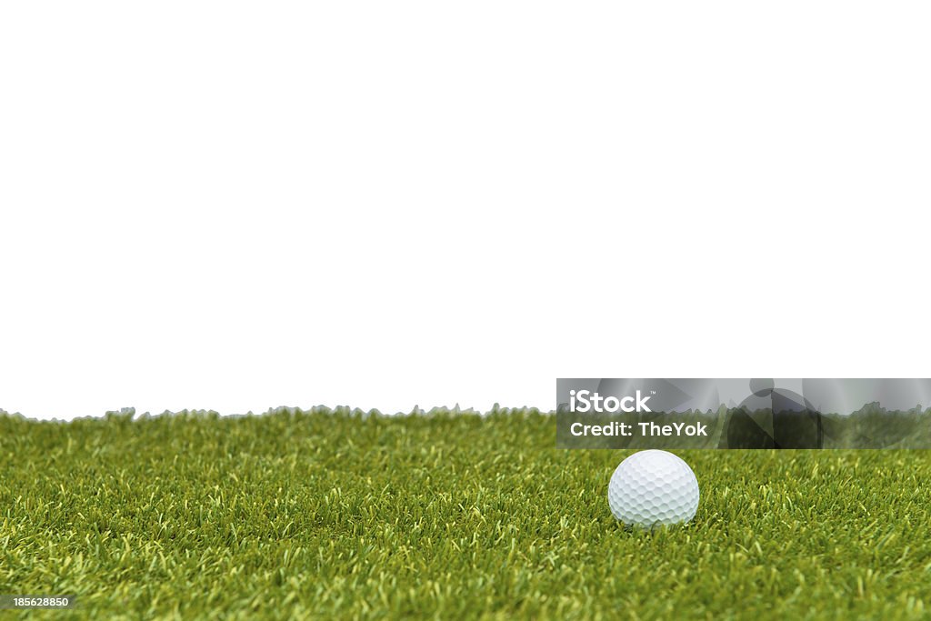 ゴルフボールのコース  - ゴルフボールのロイヤリティフリーストックフォト