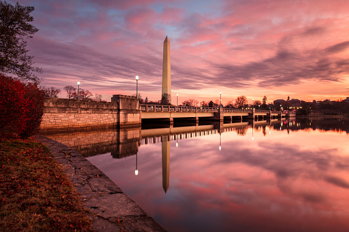 The Washington Monument by twilight, Washington DC