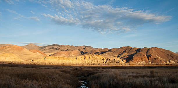 hermoso paisaje oeste de estados unidos, idaho ranch land - idaho beautiful western usa usa fotografías e imágenes de stock