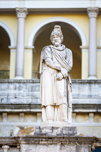 istock Ancient sculpture at Terrazza del Pincio monument in Rome 1856331637