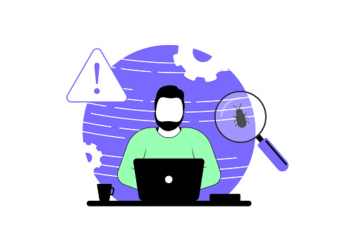 Dev Bug Software Bug Concept Optimize And Debug Code Qa Software Testing And ...