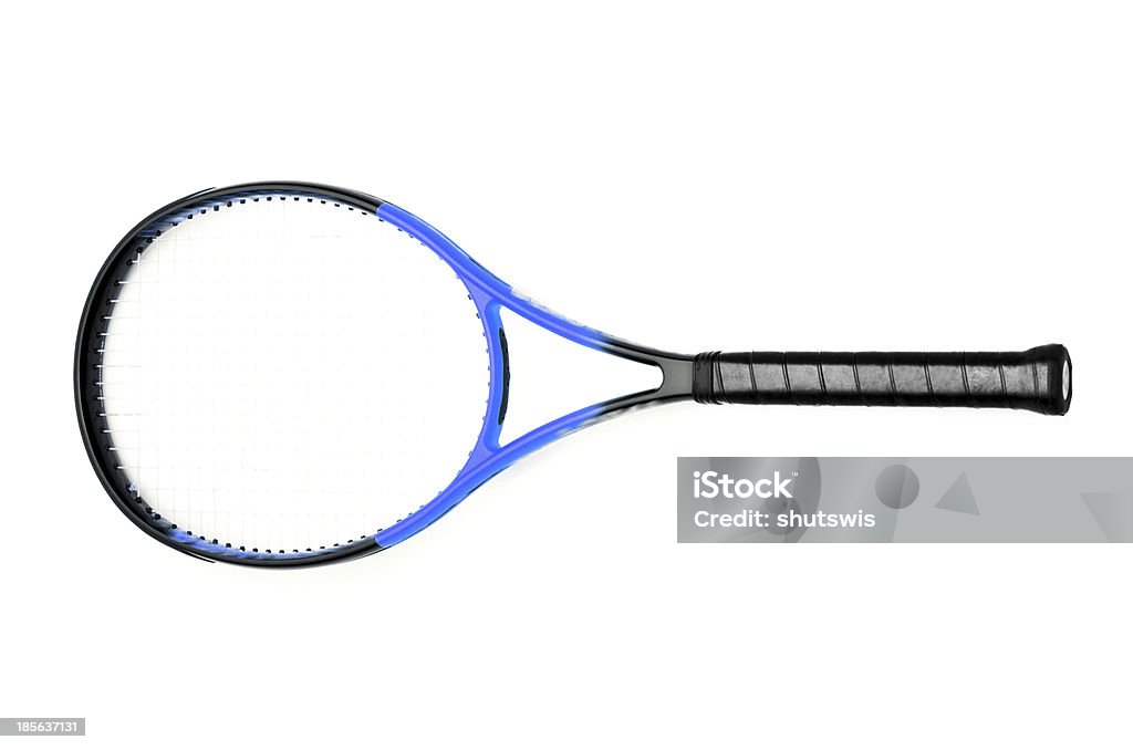 Tennis Racket Tennis Racket isolated on a white background Activity Stock Photo