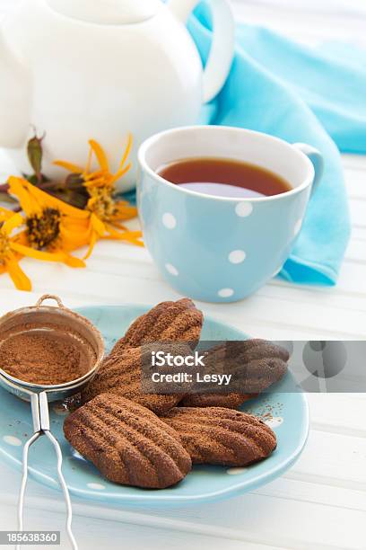 Chocolate Cakes Madeleines Stock Photo - Download Image Now - Baked Pastry Item, Baking, Breakfast