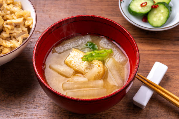 istock Miso soup with radish 1856407552