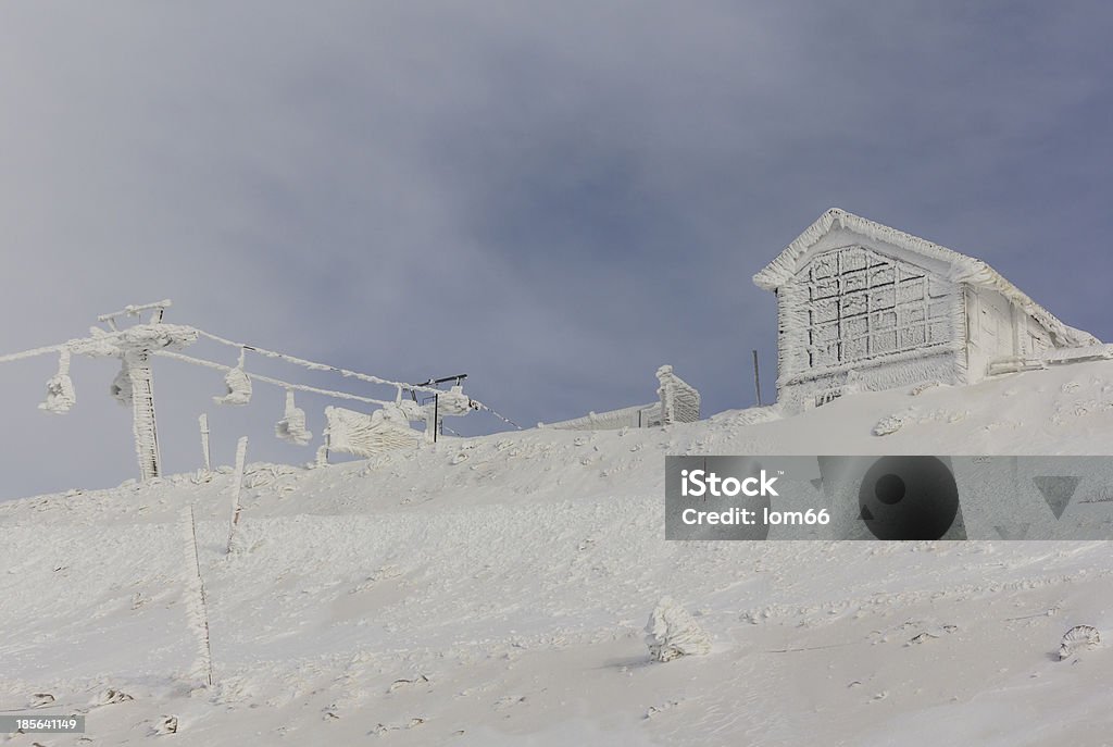 Câble sur Mount Hermon - Photo de Colline libre de droits