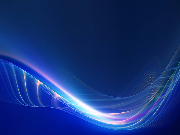 istock Lights of Fractal Waves 185643017