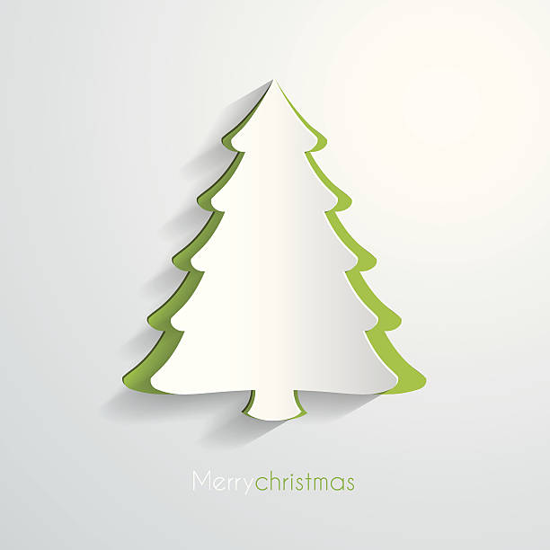 illustrazioni stock, clip art, cartoni animati e icone di tendenza di carta di albero di natale - christmas backgrounds swirl green