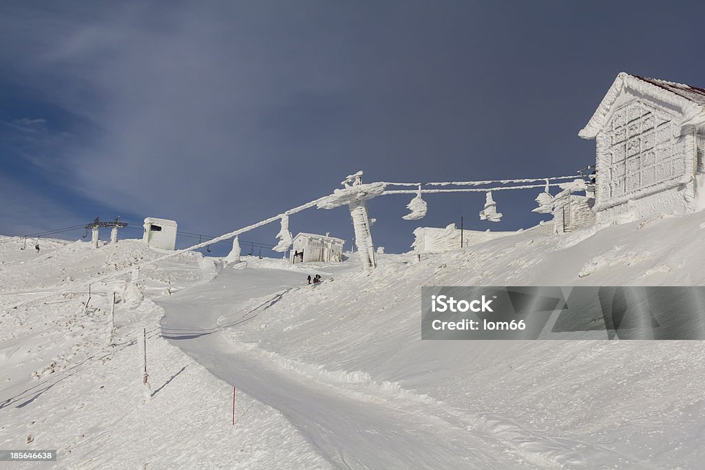 Seilbahn am Berg Hermon - Lizenzfrei Anhöhe Stock-Foto