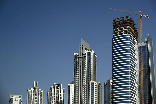 istock Modern skyscrapers, Sheikh zayed road, Dubai, UAE 185646840