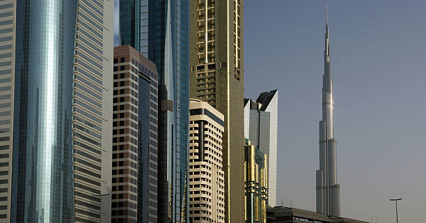 istock Modern skyscrapers, Sheikh zayed road, Dubai, UAE 185646893