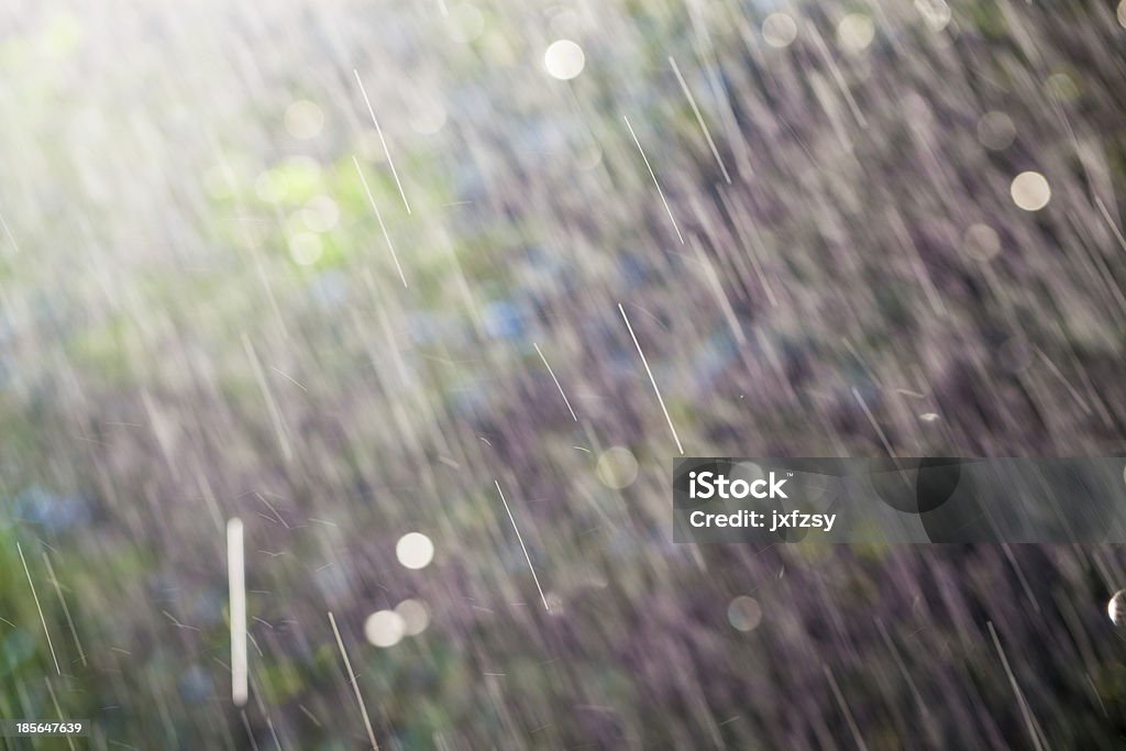 Gotas de lluvia - Foto de stock de Agua libre de derechos