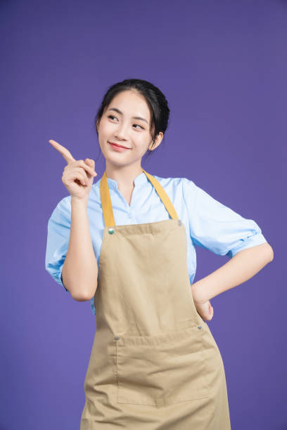istock Image of young Asian woman on background 1856478219