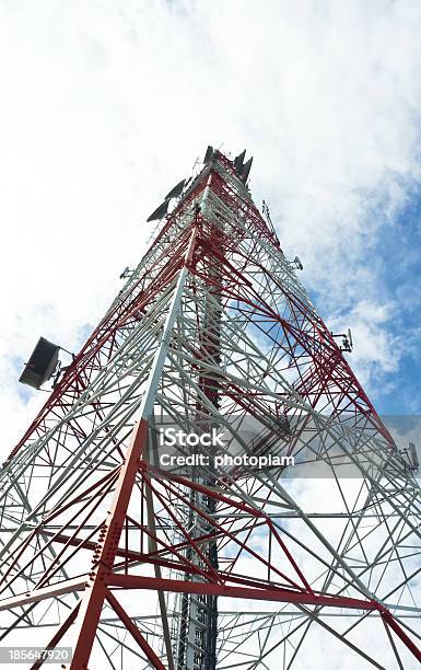 Handy Tower Fühler Stockfoto und mehr Bilder von Antenne - Antenne, Blau, Daten