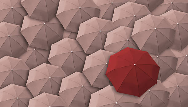 istock Umbrella, leader, unique, boss, individuality, original, special. 185648066