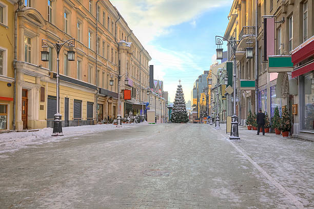istock Moscow. New-year street 185649128