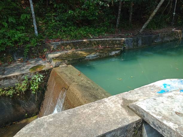 istock management of water installations at Mangkol waterfall 1856492812