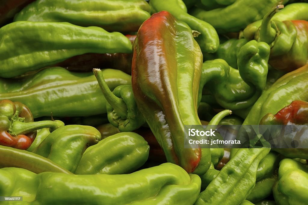 Verde peppers - Royalty-free Alimentação Saudável Foto de stock