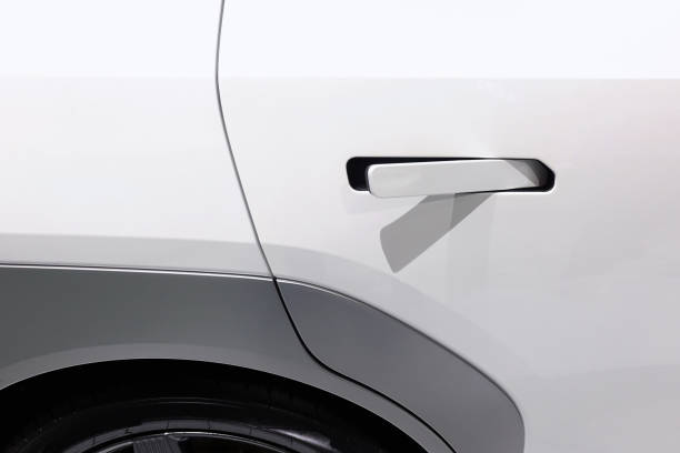 istock The new EV car door handle has a modern design. 1856512071