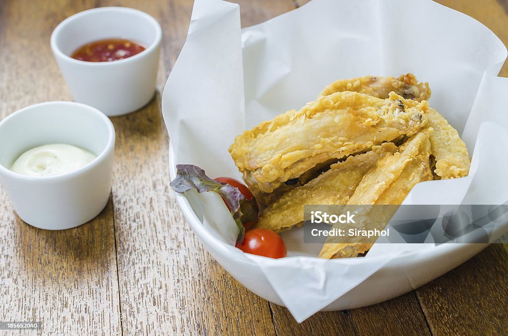 Ala di pollo fritto - Foto stock royalty-free di Antipasto