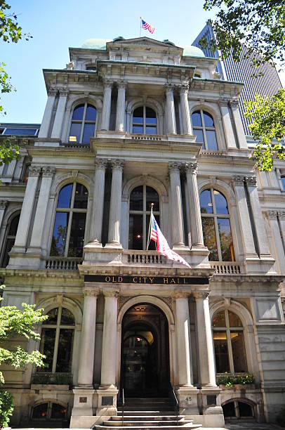 istock Boston, Massachusetts: Old City Hall 185653936