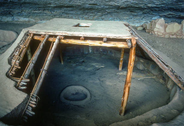 istock Mesa Verde NP - Step House - Pit House Close-up - 1990 1856548945