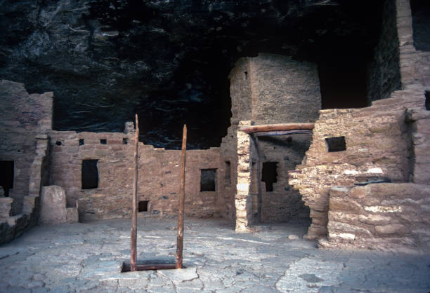 istock Mesa Verde NP - Spruce Tree House Kiva Ladder - 1990 1856551576