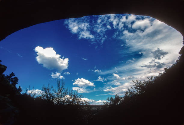 Mesa Verde NP - Step House - Wide Angle View from Inside - 1990
