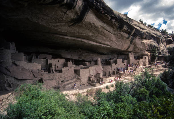 Mesa Verde NP - Cliff Palace - Close View - 1990