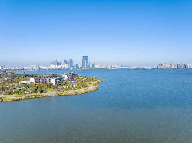 istock Jinji Lake and Urban Architecture 1856609501