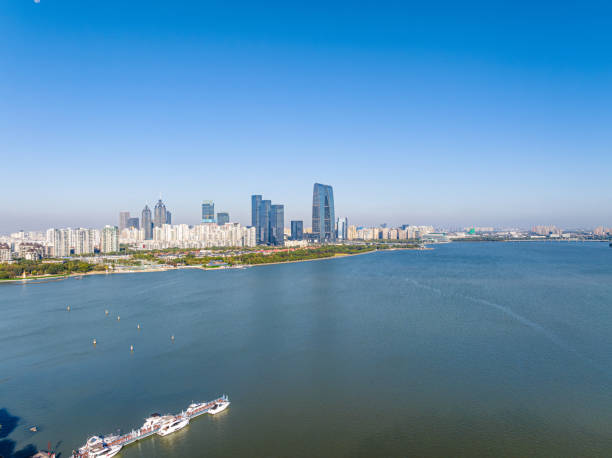 istock Jinji Lake and Urban Architecture 1856609502