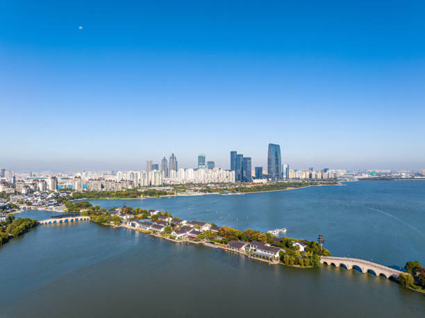 istock Jinji Lake and Urban Architecture 1856611159