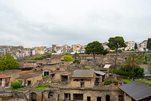 Matera (Basilicata, Italy) is located on a canyon, which defines Matera’s landscape and architecture. Inhabited since the Paleolithic era, established by the Romans in the 3rd century BC, the town is famous for its cave dwellings. The Sassi di Matera is the ancient town of houses carved into the rock. People lived here until the 1950s, but then they were moved because the place needed restoration. Today pubs, restaurants and hotels are found in this location.