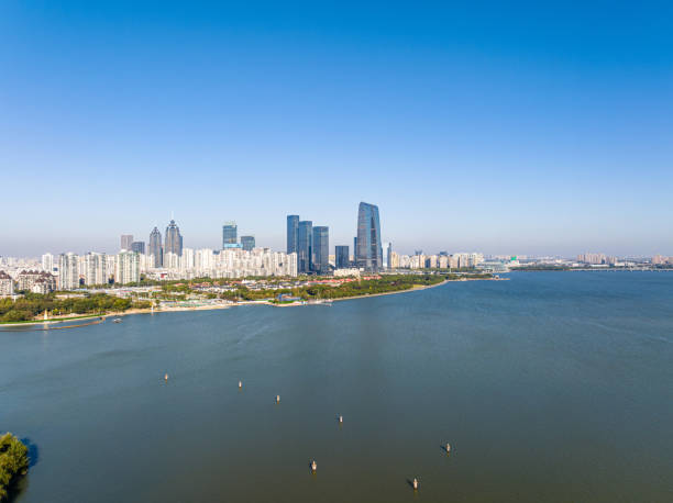 istock Jinji Lake and Urban Architecture 1856611196