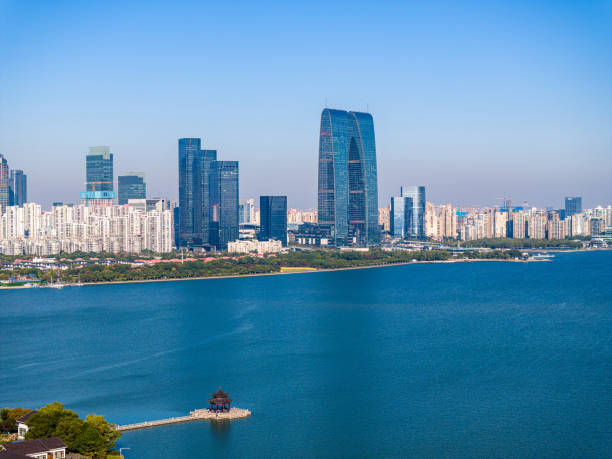 istock Jinji Lake and Urban Architecture 1856623793