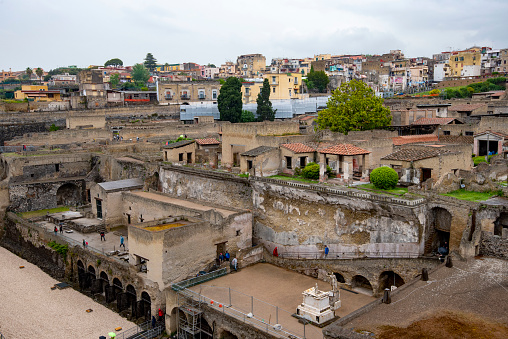 Ancient Roman Town of Herculaneum - Italy